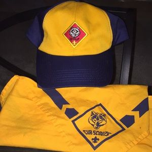Scouts Cap and neckerchief
